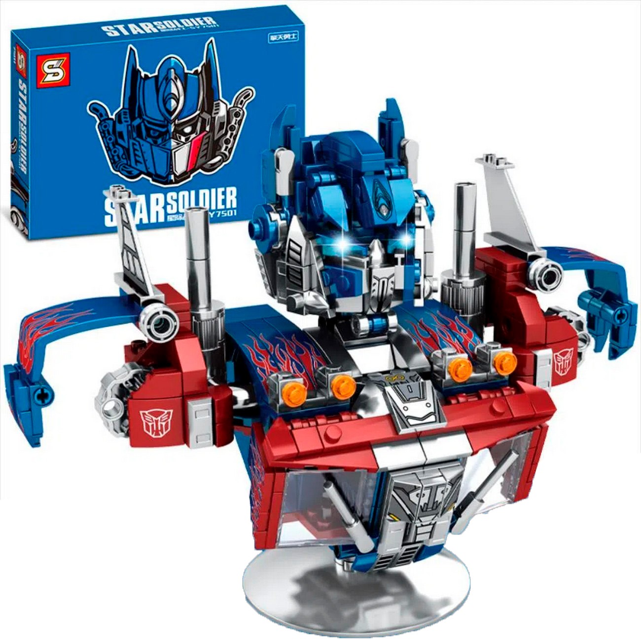 Optimus Prime Transformers Armables Armatodo Construcción 425 PCS